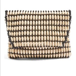 Topshop Wooden Beaded Crossbody Bag